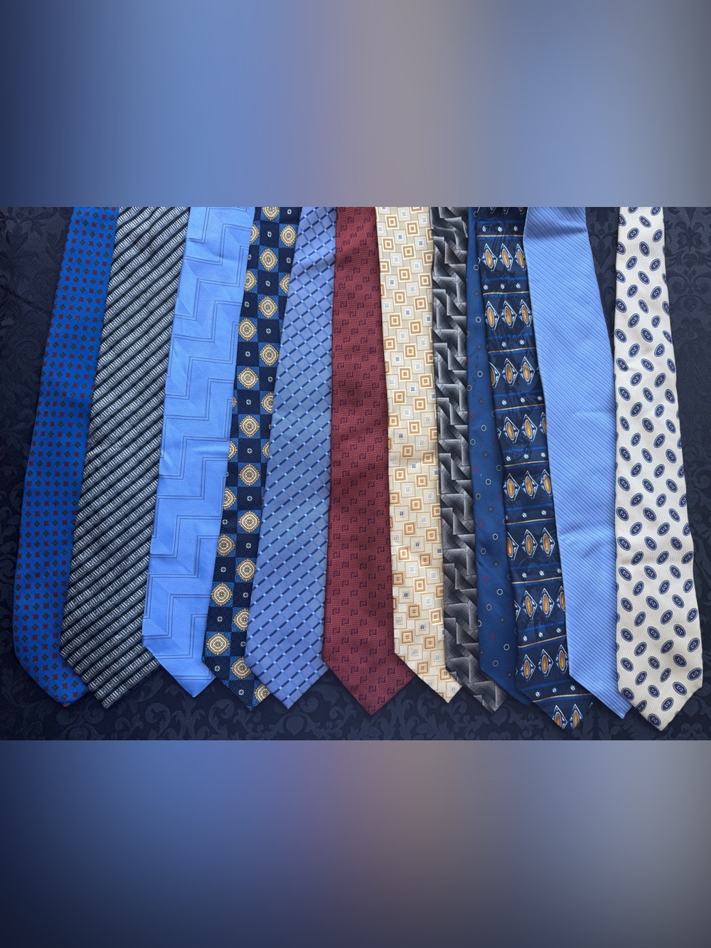 Lot of 12 Mens Assorted men’s Ties Ref# 13154